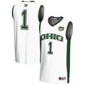#1 Ohio Bobcats Lightweight Basketball Jersey - White product image 1, provided for visual reference and product detail