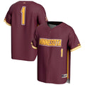 #1 Minnesota Golden Gophers Lightweight Baseball Jersey - Maroon product image 1, provided for visual reference and product