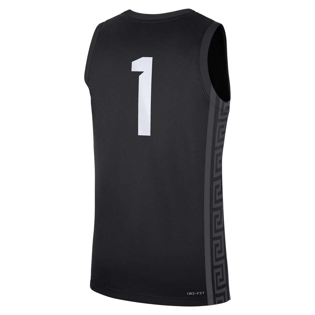 #1 Black Michigan State Spartans Alternate Replica Jersey product image 4, provided for visual reference and product detail