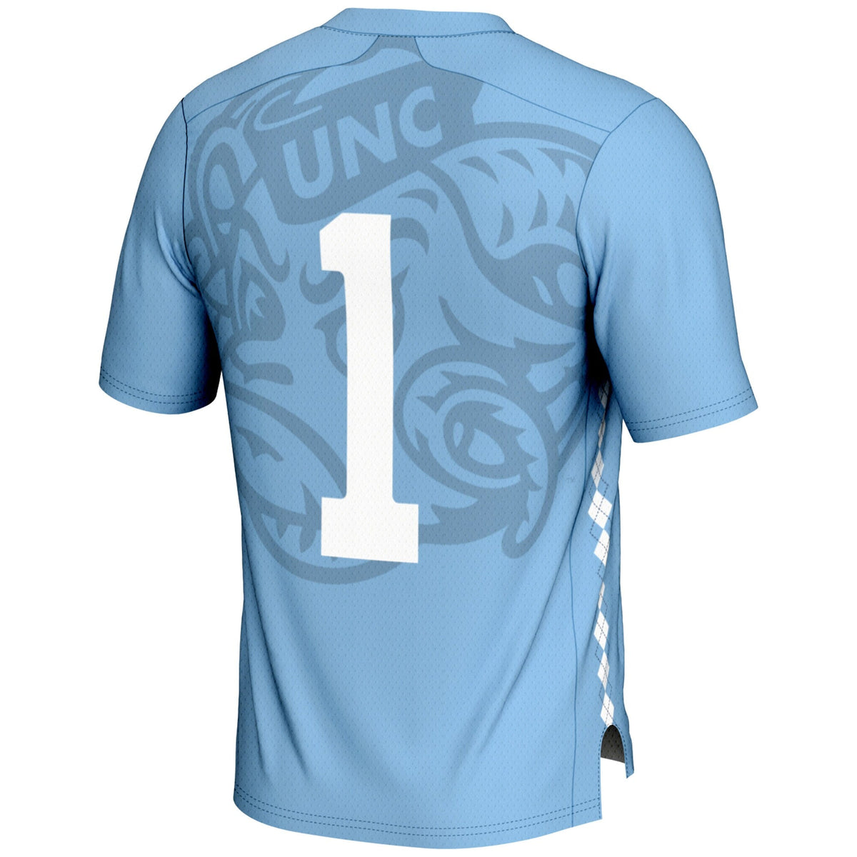 #1 North Carolina Tar Heels Lightweight Lacrosse Jersey - Carolina Blue product image 4, provided for visual reference and