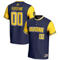 Cal Bears NIL Pick-A-Player Lightweight Softball Jersey - Navy product image 1, provided for visual reference and product