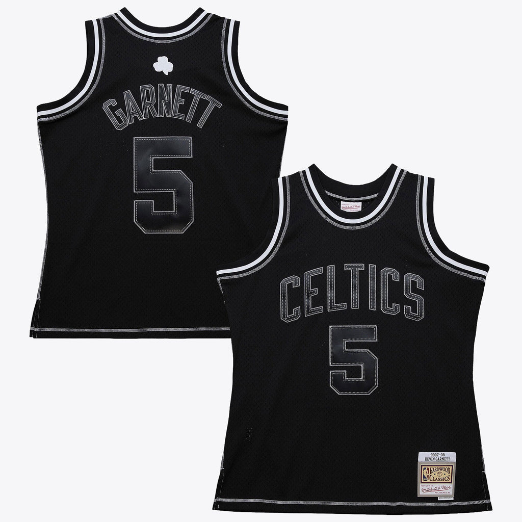 Boston Celtics Kevin Garnett 2007 Contrast 2K Swingman Jersey - Black product image 2, provided for visual reference and
