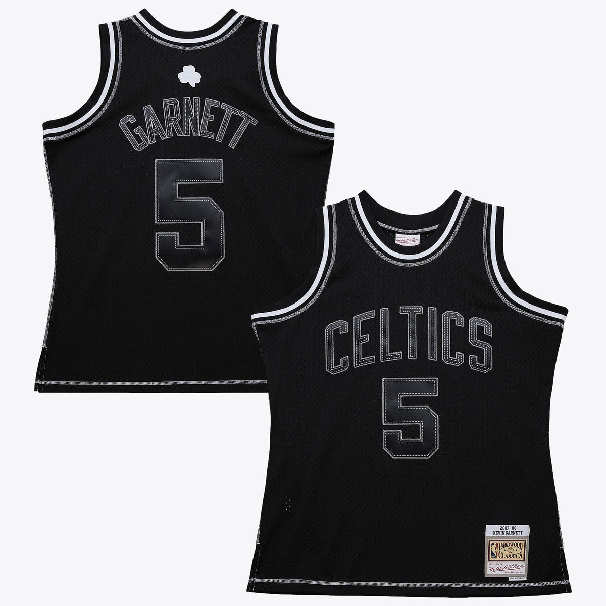 Boston Celtics Kevin Garnett 2007 Contrast 2K Swingman Jersey - Black product image 2, provided for visual reference and