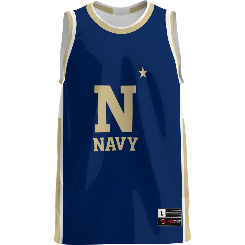 Navy Midshipmen Lightweight Basketball Jersey - Blue product image 3, provided for visual reference and product detail review