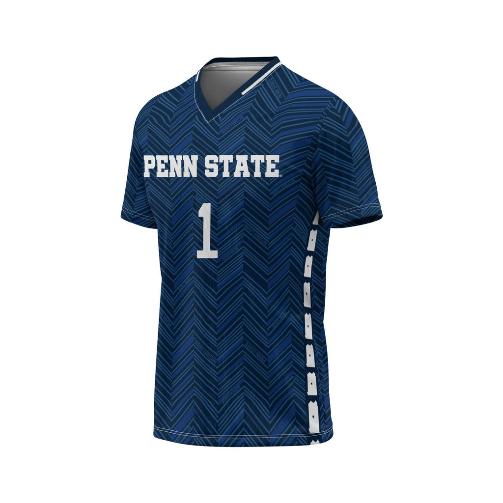 #1 Penn State Nittany Lions Lightweight Soccer Fashion Jersey - Navy product image 3, provided for visual reference and