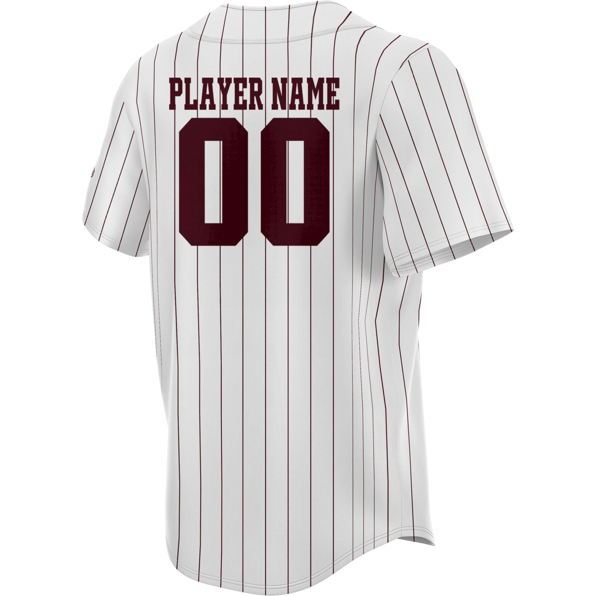 Texas A&M Aggies NIL Pick-A-Player Lightweight Baseball Jersey - White product image 4, provided for visual reference and