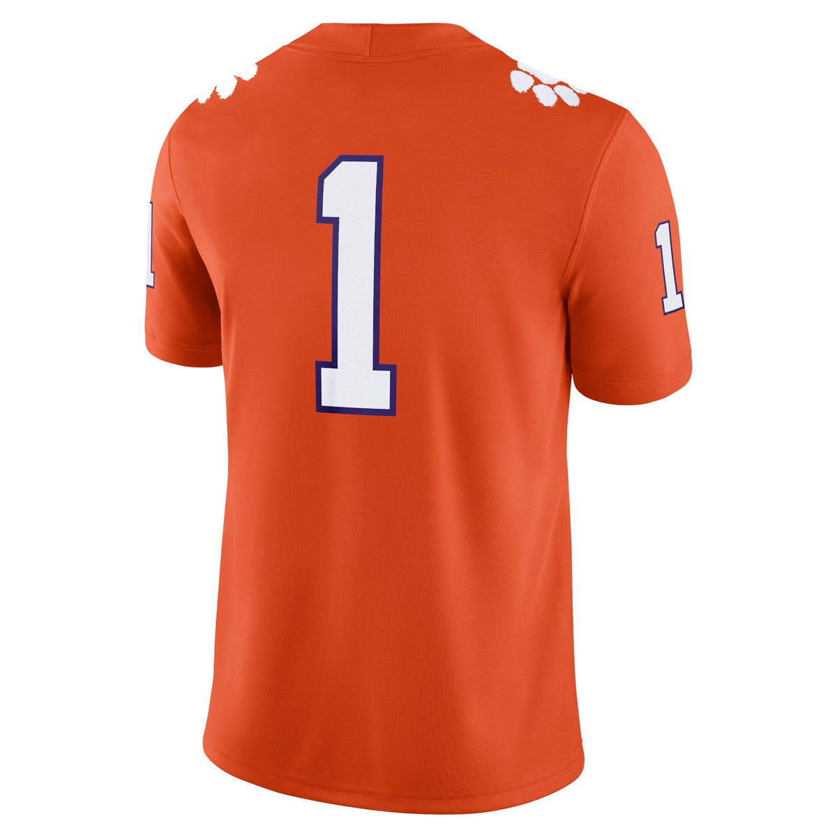 #1 Orange Clemson Tigers Game Jersey product image 4, provided for visual reference and product detail review