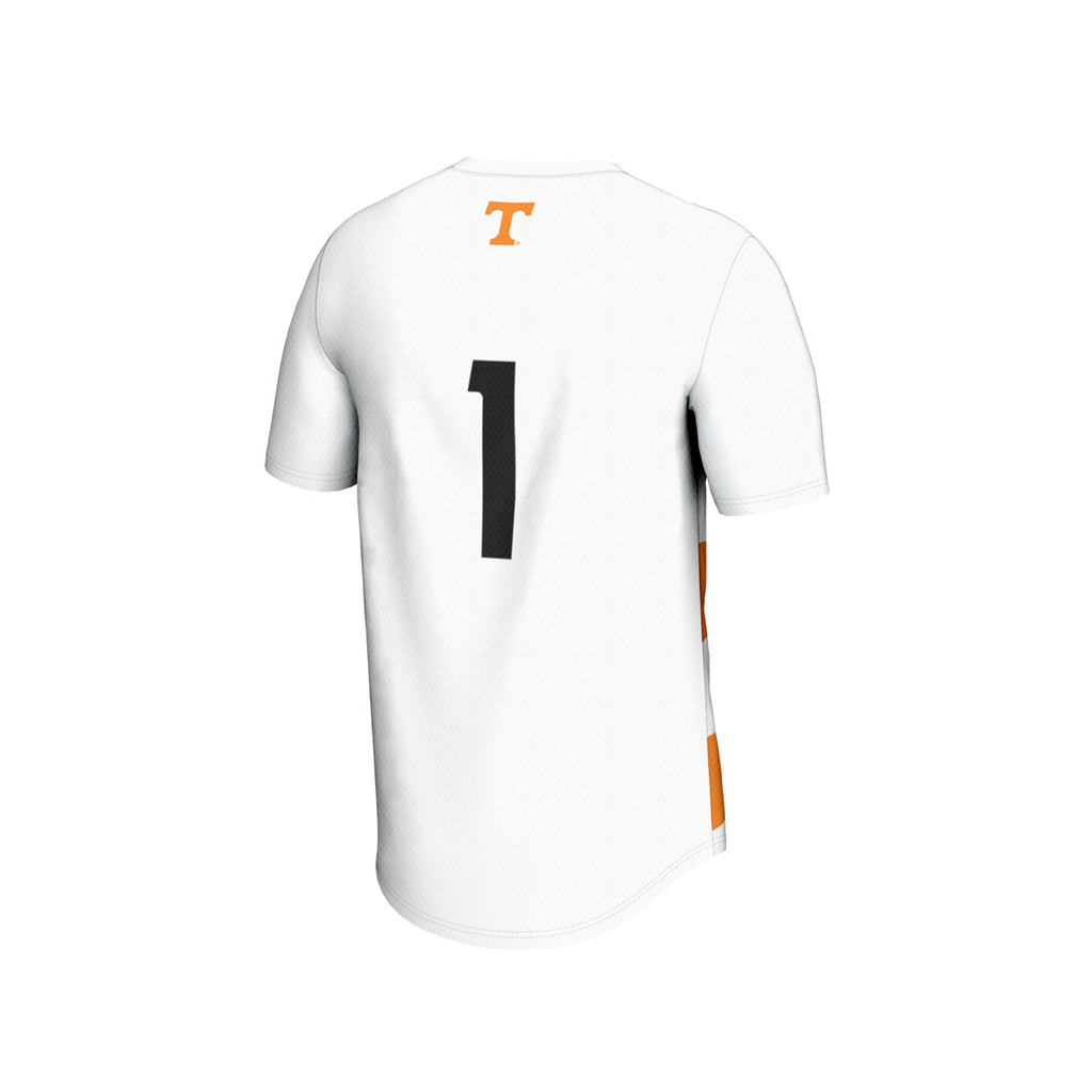 Tennessee Volunteers Soccer Fashion Jersey - White product image 4, provided for visual reference and product detail review