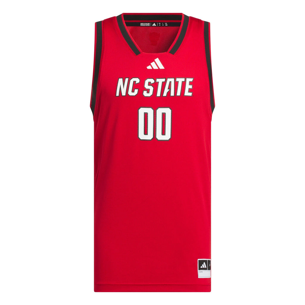 #00 NC State Wolfpack Replica Swingman Jersey - Red product image 1, provided for visual reference and product detail review