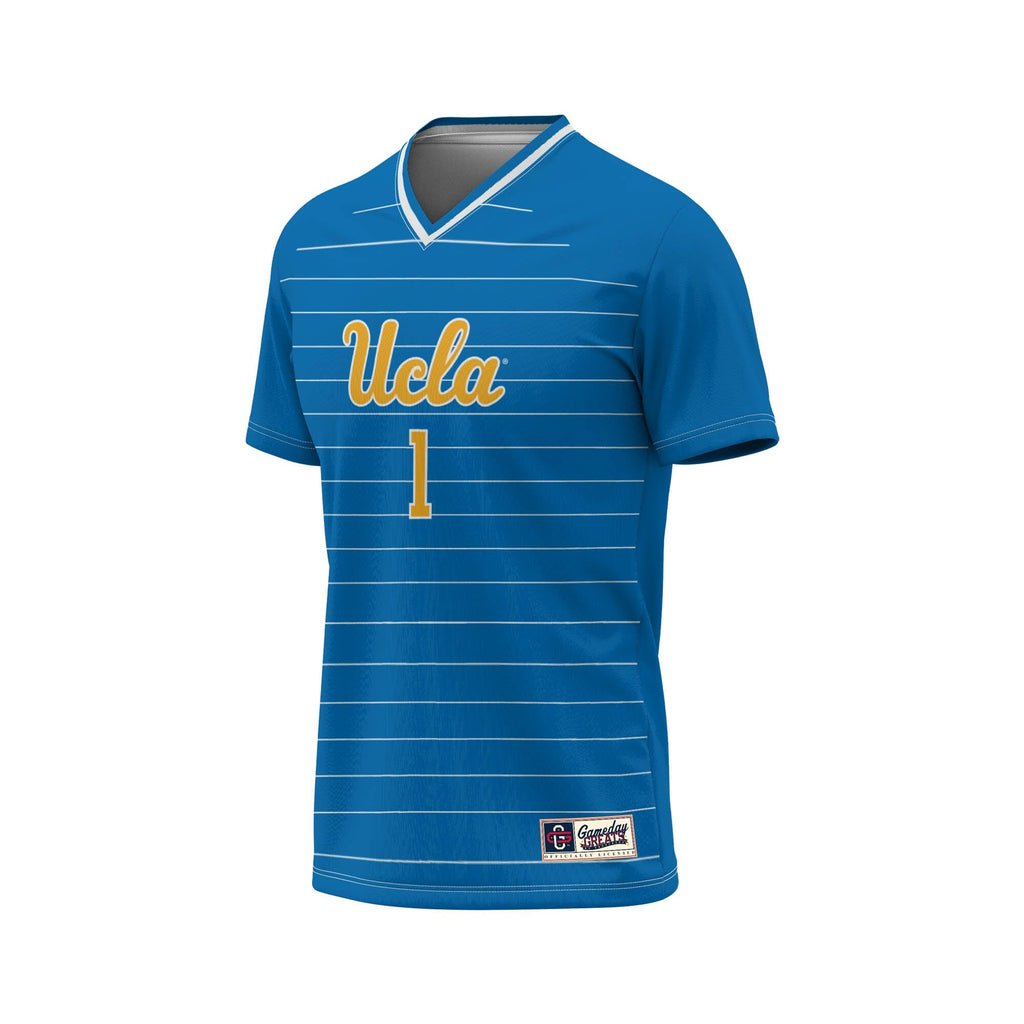 #1 UCLA Bruins Lightweight Soccer Fashion Jersey - Blue product image 3, provided for visual reference and product detail
