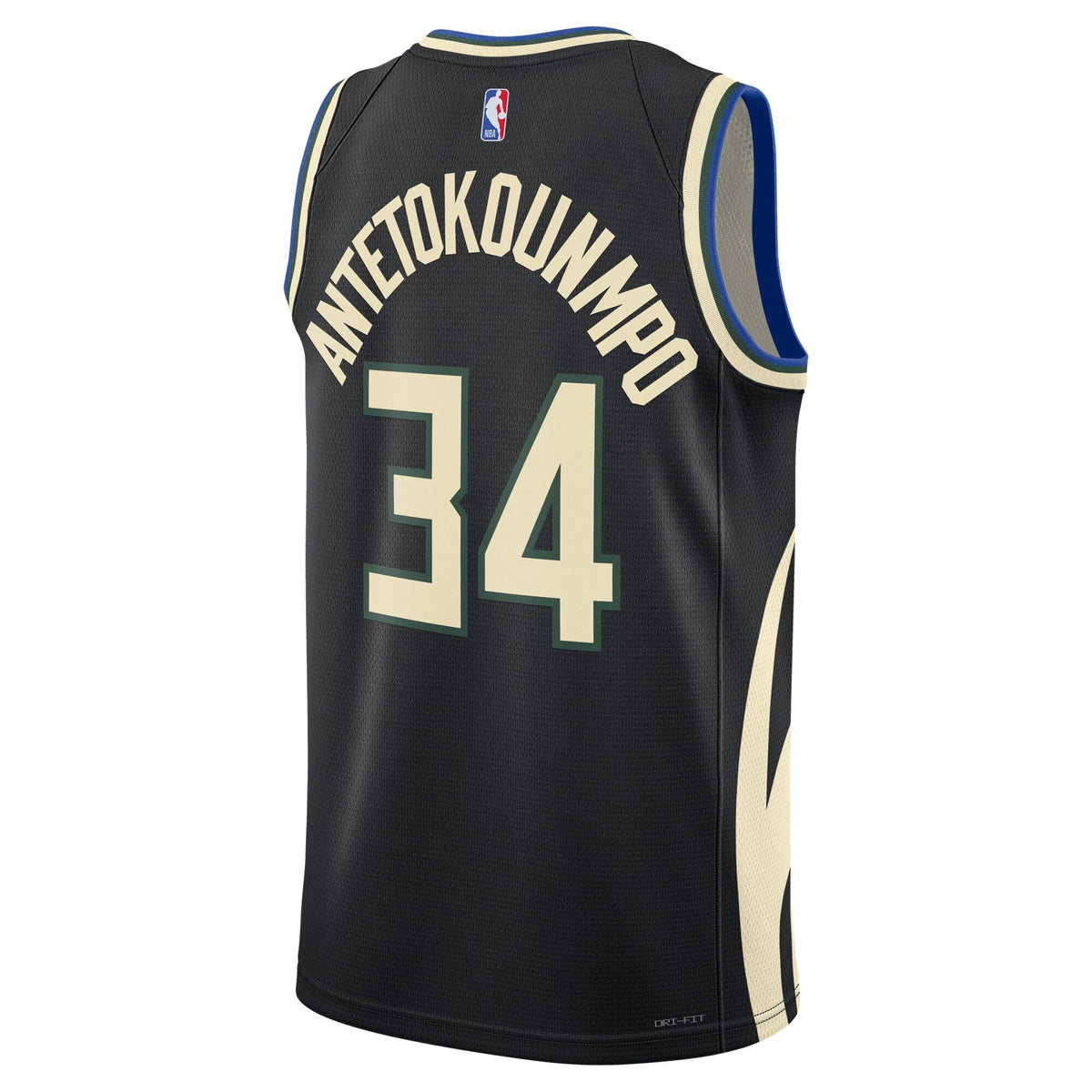 Milwaukee Bucks Giannis Antetokounmpo Dri-FIT NBA Swingman Jersey product image 4, provided for visual reference and product