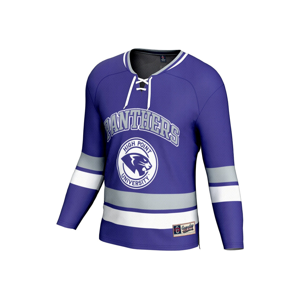 High Point Panthers Hockey Jersey - Purple product image 3, provided for visual reference and product detail review