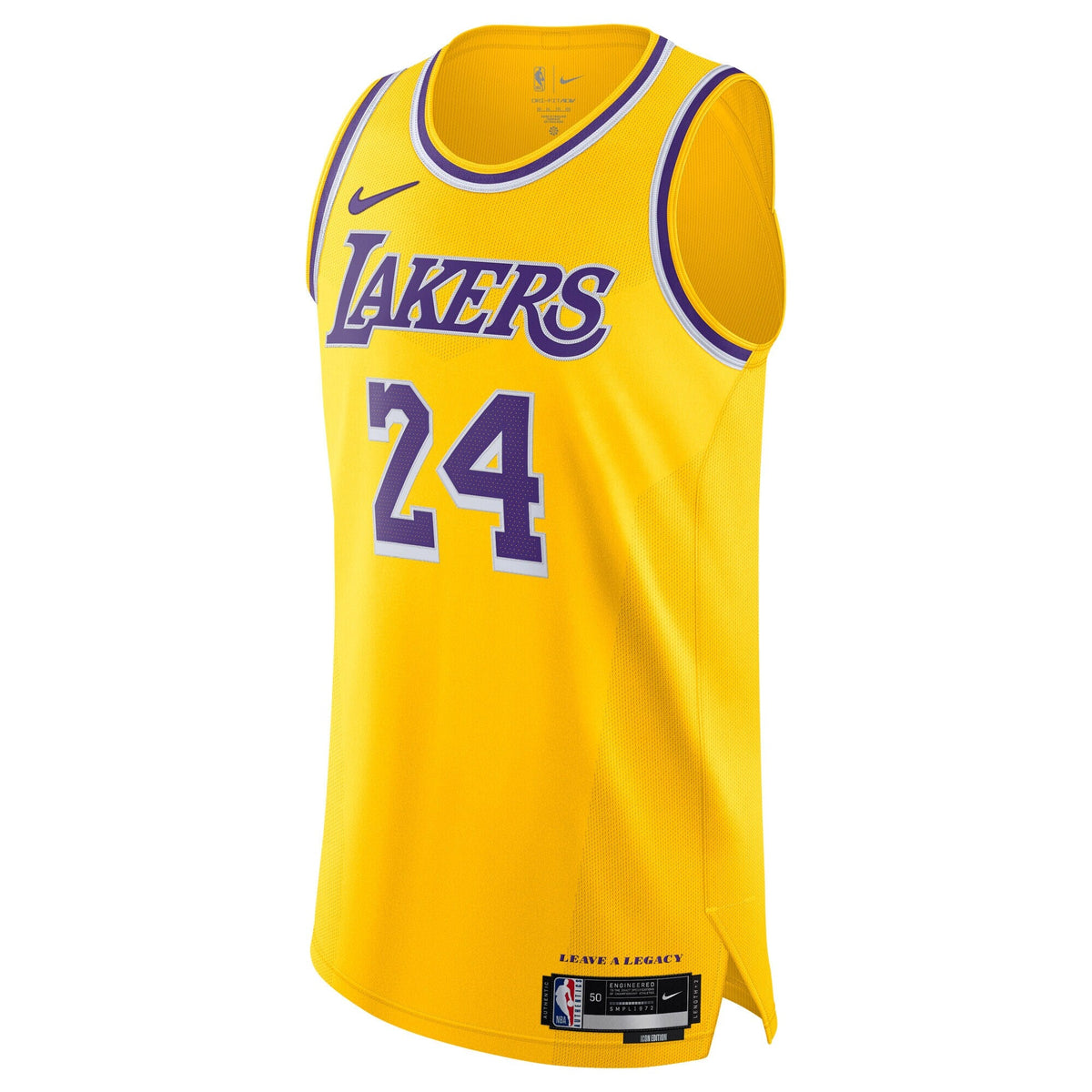 Los Angeles Lakers Authentic Icon Kobe Bryant Jersey product image 3, provided for visual reference and product detail review