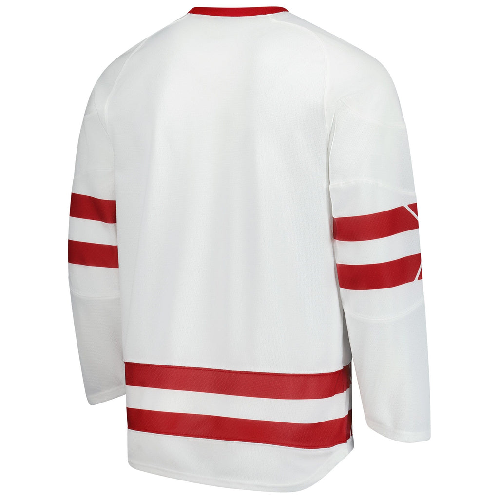 Wisconsin Badgers Replica Hockey Jersey - White product image 4, provided for visual reference and product detail review