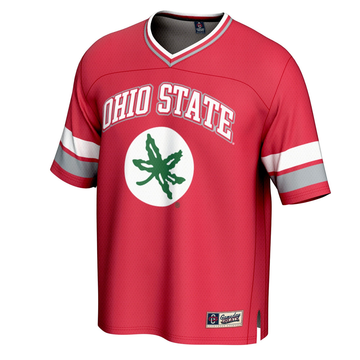 Ohio State Buckeyes Spirit Football Jersey - Scarlet product image 3, provided for visual reference and product detail review