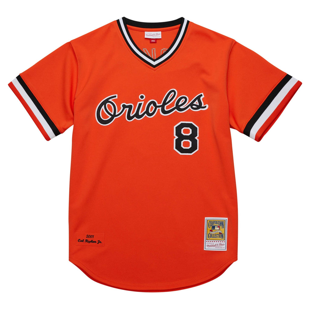 Baltimore Orioles Cal Ripken Jr. Orange 2001 Cooperstown Collection Authentic Throwback Jersey product image 3, provided for