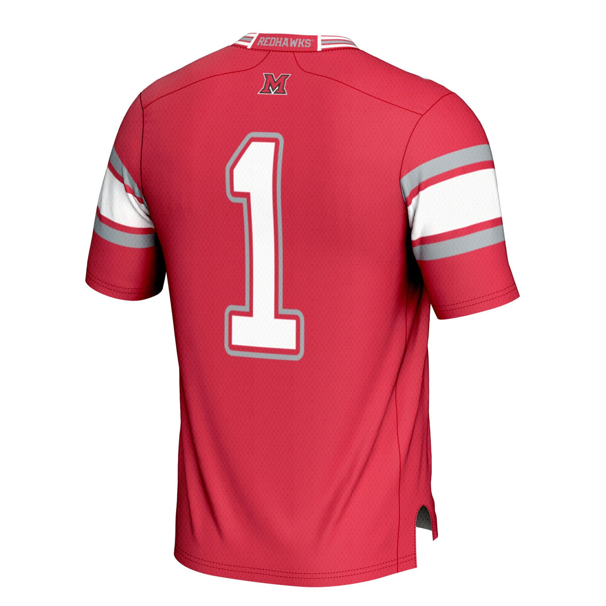 #1 Miami University RedHawks Football Jersey - Red product image 4, provided for visual reference and product detail review