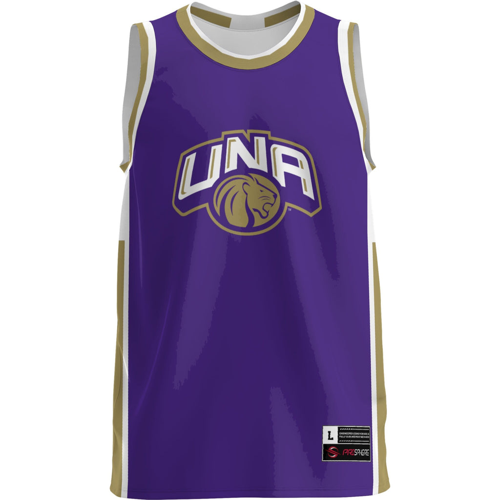 North Alabama Lions Lightweight Basketball Jersey - Purple product image 3, provided for visual reference and product detail