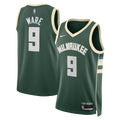 Milwaukee Bucks Icon Edition Swingman Jersey - White - Kel'el Ware product image 1, provided for visual reference and