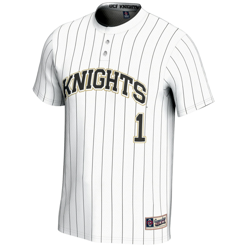 #1 UCF Knights Lightweight Softball Jersey - White product image 3, provided for visual reference and product detail review