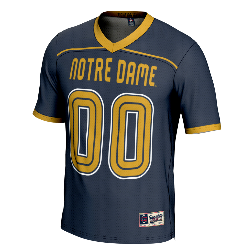 Notre Dame Fighting Irish Lacrosse NIL Lightweight Jersey - Navy product image 3, provided for visual reference and product