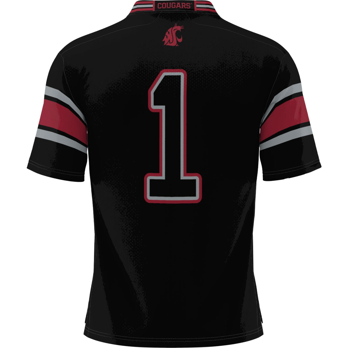 #1 Washington State Cougars Football Jersey - Black product image 4, provided for visual reference and product detail review