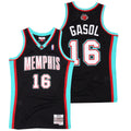 Memphis Grizzlies Pau Gasol Hardwood Classics Road Swingman Jersey product image 1, provided for visual reference and