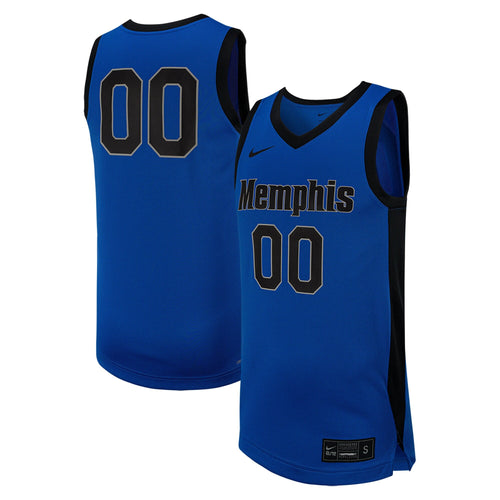 #0 Memphis Tigers Replica Basketball Jersey - Royal product image 1, provided for visual reference and product detail review