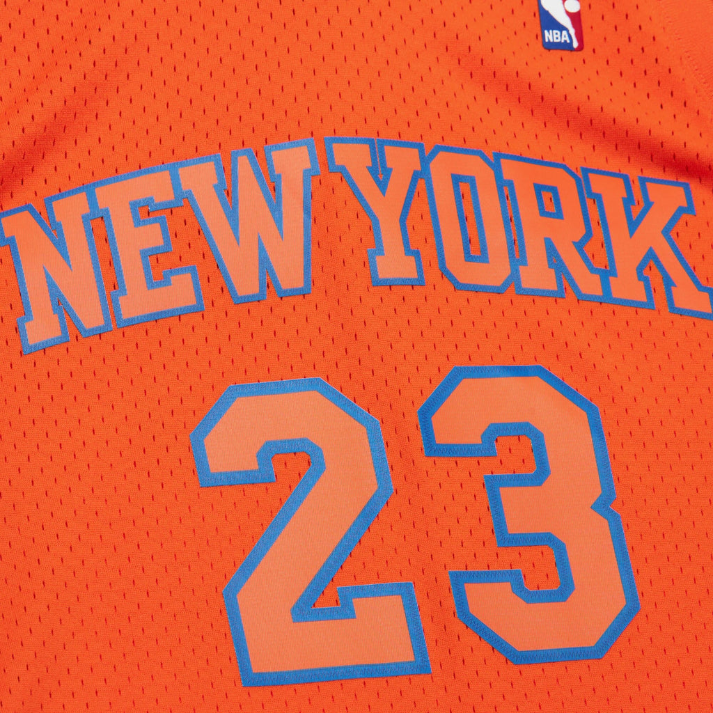 New York Knicks Marcus Camby 2012 Day Authentic Jersey - Orange product image 5, provided for visual reference and product