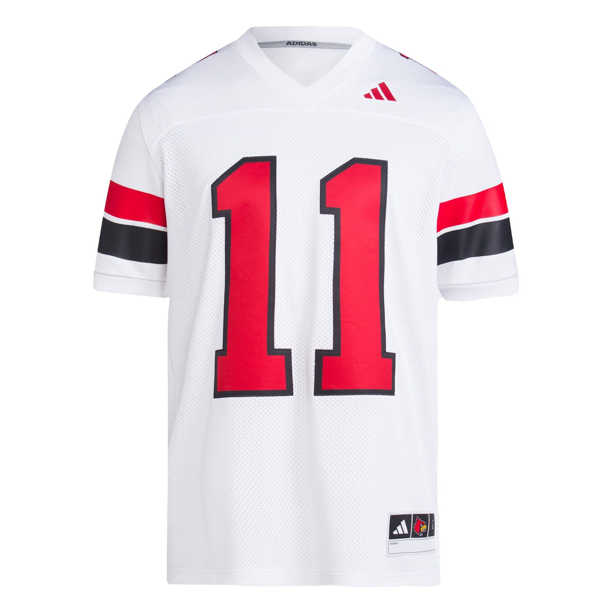 Jeff Brohm White Louisville Cardinals Football Icon Premier Jersey product image 3, provided for visual reference and