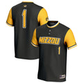 #1 Missouri Tigers Lightweight Softball Jersey - Black product image 1, provided for visual reference and product detail