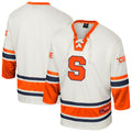 Syracuse Orange Puck Proud Fashion Hockey Jersey - Cream product image 1, provided for visual reference and product detail