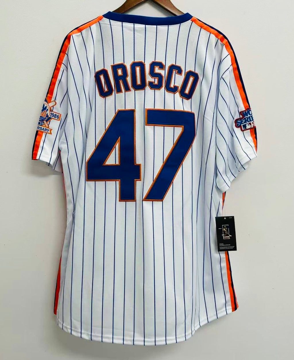Jesse Orosco New York Mets 1986 World Series Jersey Majestic product image 1