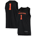 #1 Black Oregon State Beavers Replica Basketball Jersey product image 1, provided for visual reference and product detail