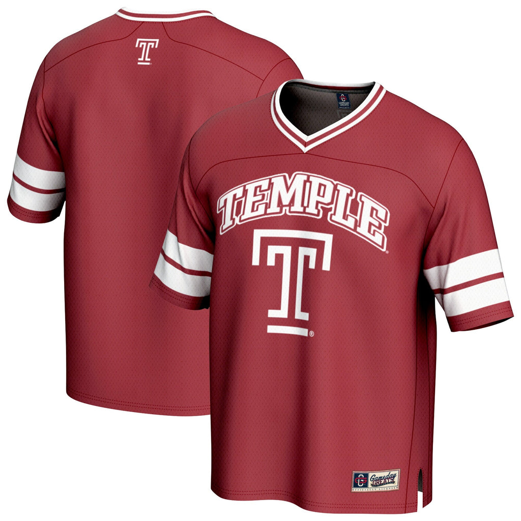 Temple Owls Football Jersey - Red product image 2, provided for visual reference and product detail review