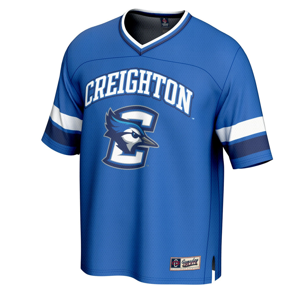 Creighton Bluejays Spirit Football Jersey - Blue product image 3, provided for visual reference and product detail review