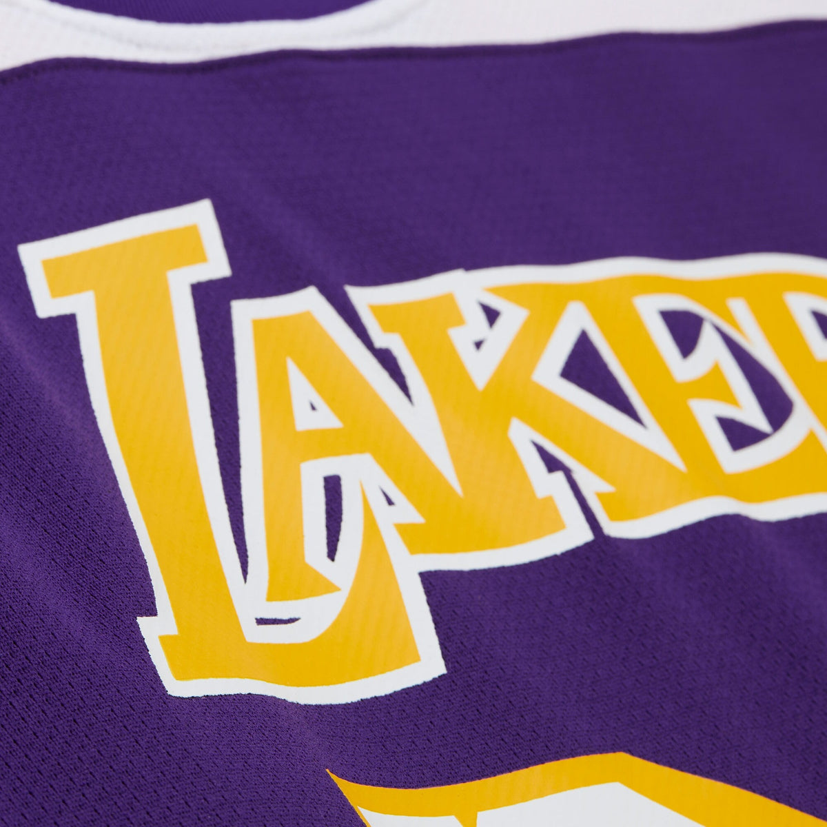 Los Angeles Lakers Shaquille O'Neal 1997 Maxxed Out Fashion Hockey Jersey - Purple product image 5, provided for visual