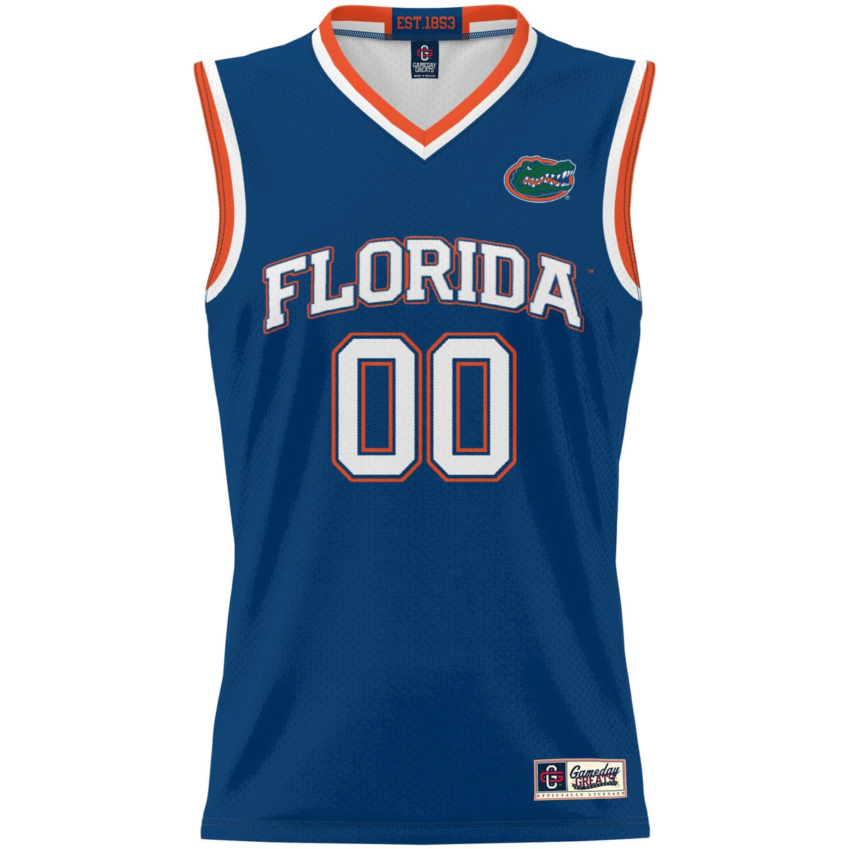 Florida Gators NIL Pick-A-Player Lightweight Basketball Jersey - Royal product image 3, provided for visual reference and