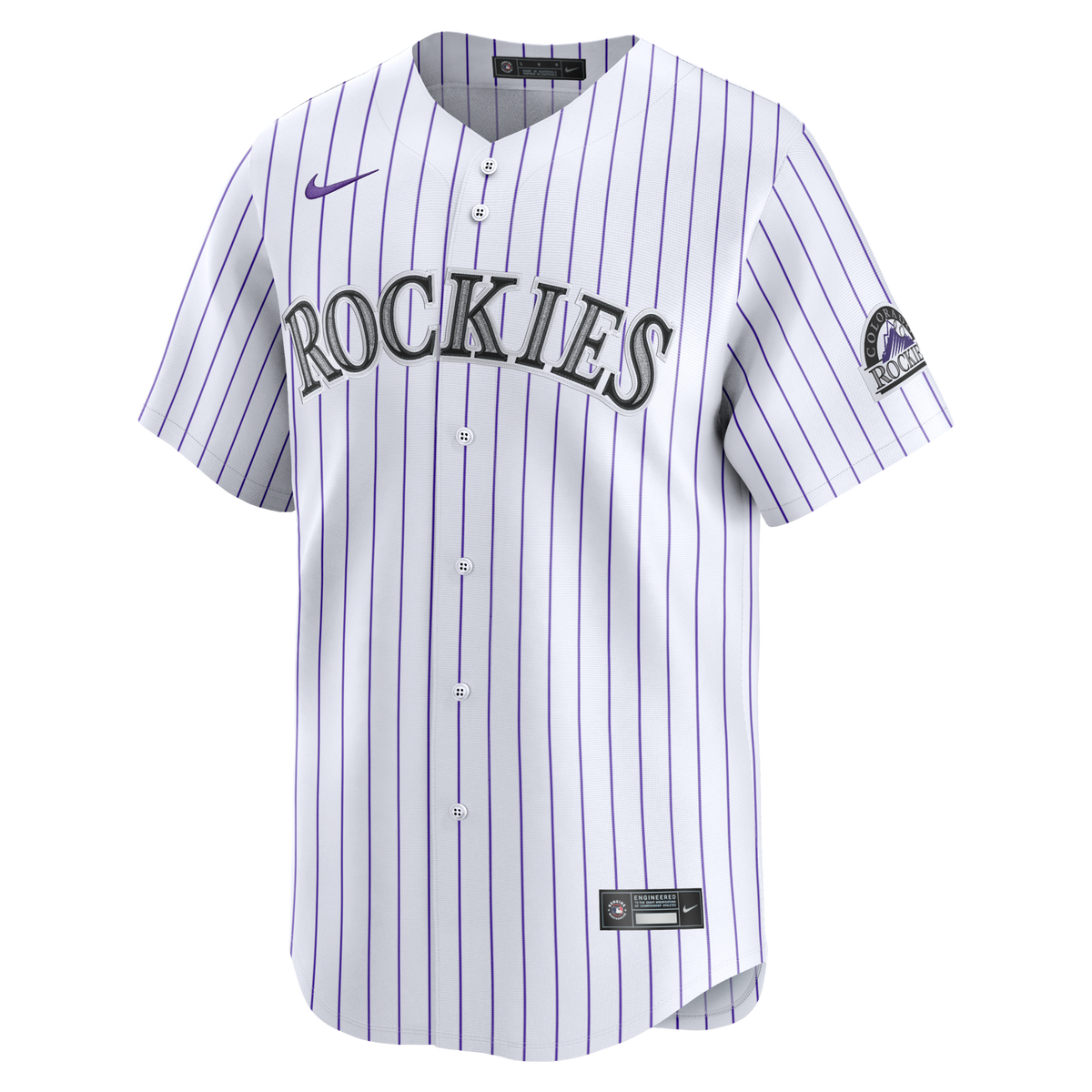 Colorado Rockies White Home Limited Jersey product image 1, provided for visual reference and product detail review