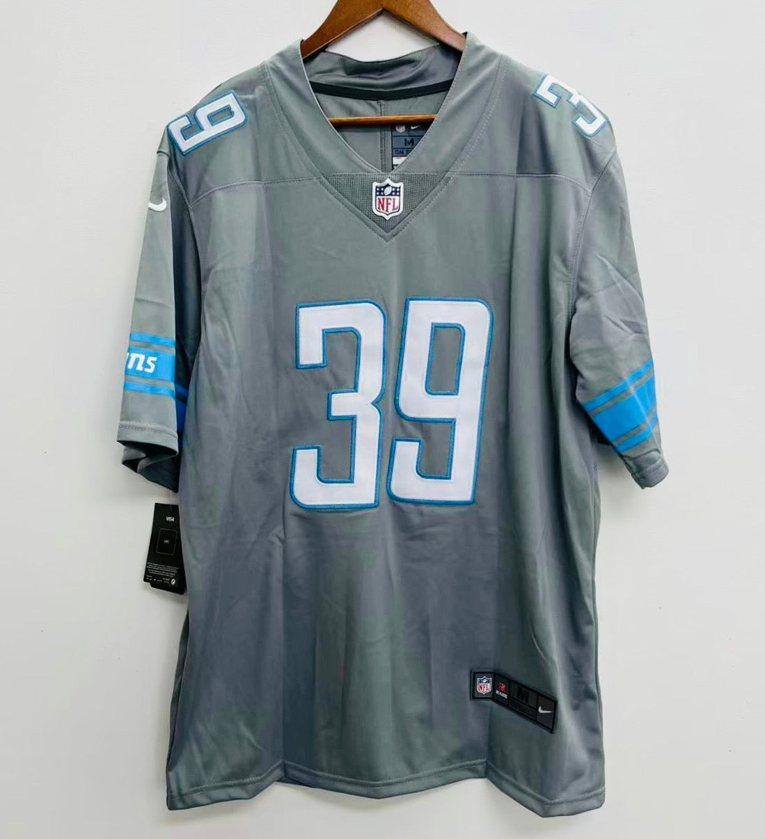 Jake Bates Detroit Lions Official NFL Nike Jersey Gray product image 2