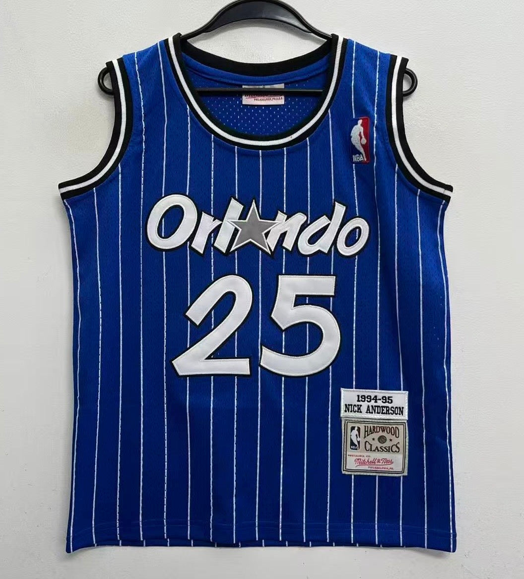 Nick Anderson YOUTH Orlando Magic Official NBA Mitchell & product image 2