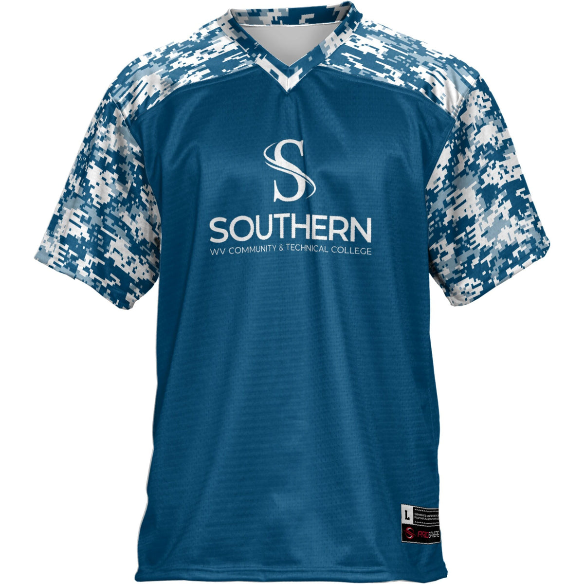 Southern West Virginia Community and Technical College Football Jersey - Blue product image 3, provided for visual reference