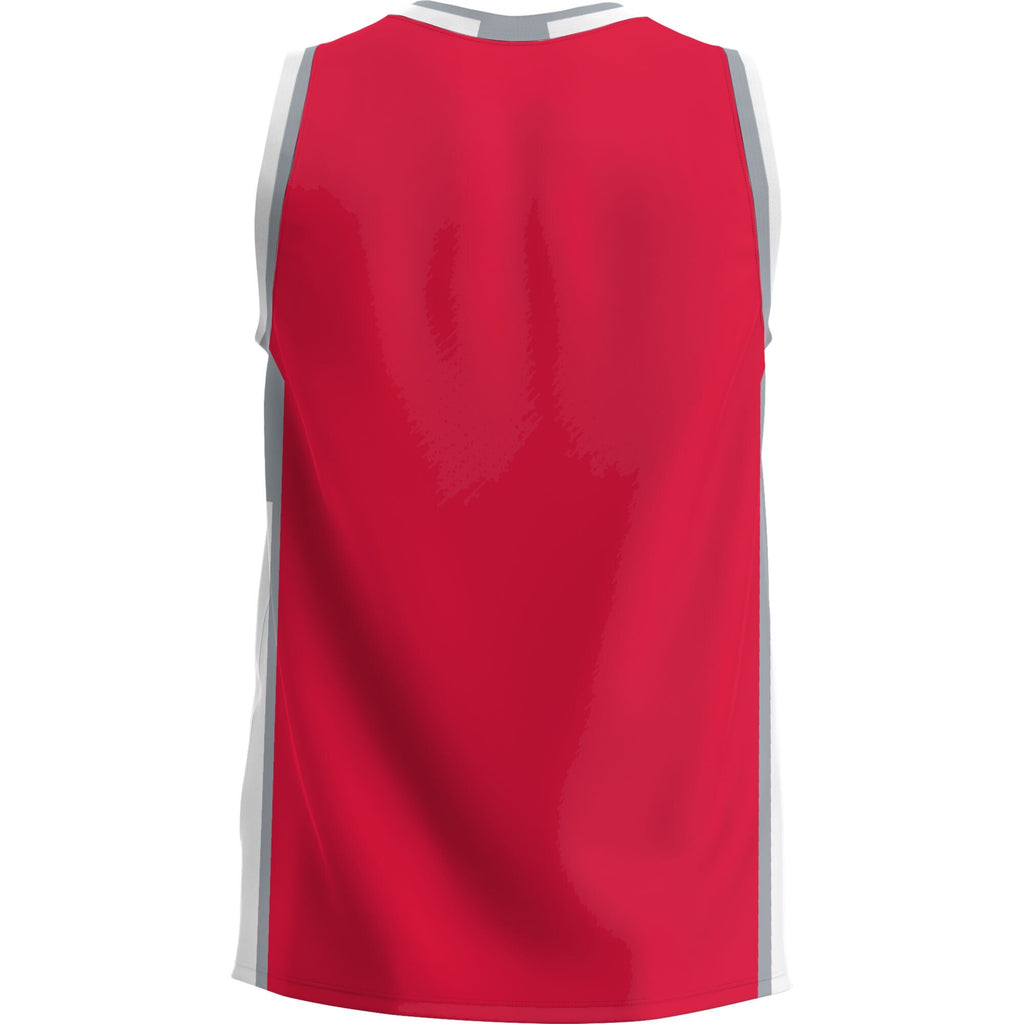 Caldwell Cougars Lightweight Basketball Jersey - Red product image 4, provided for visual reference and product detail review