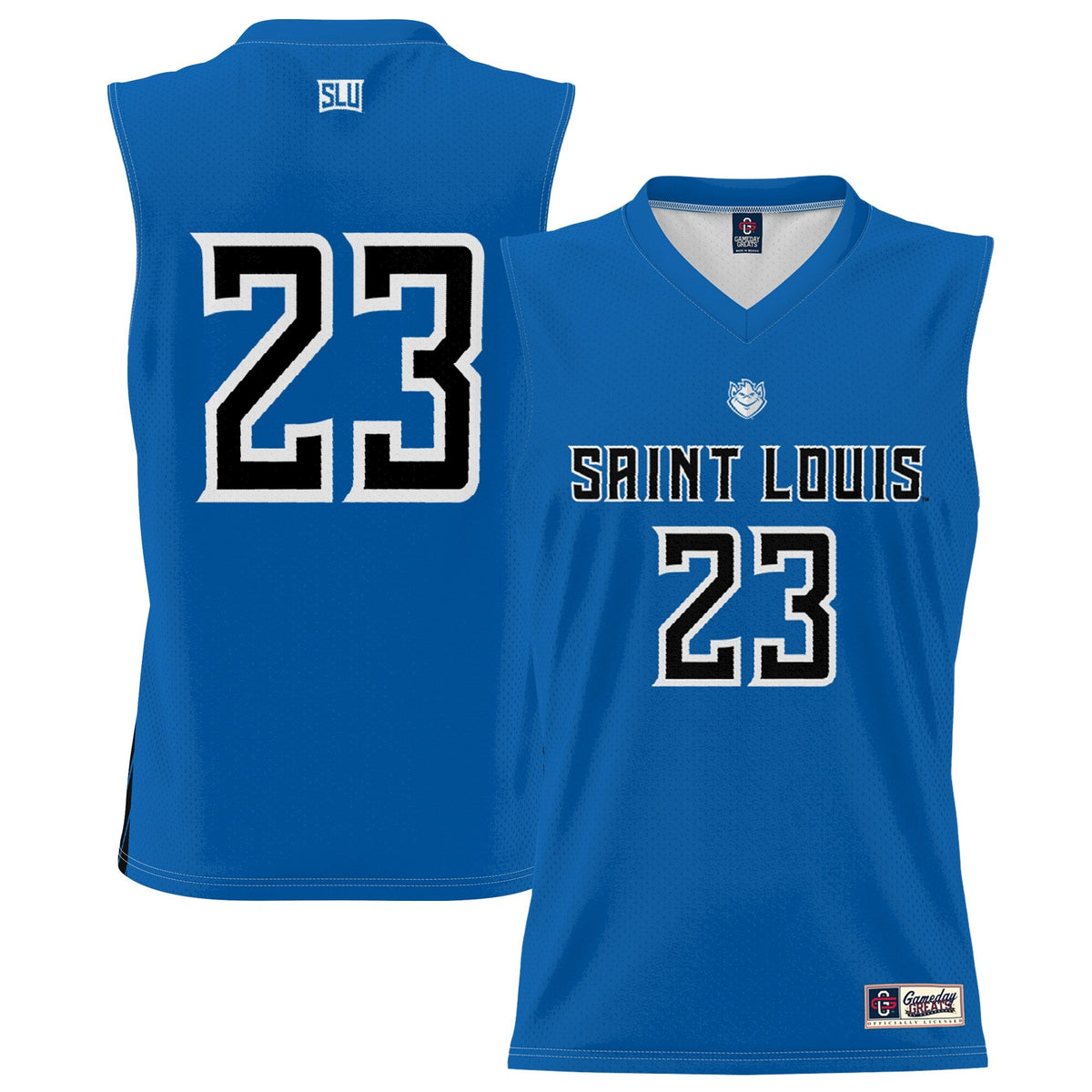 #23 Saint Louis Billikens Lightweight Basketball Jersey - Blue product image 1, provided for visual reference and product