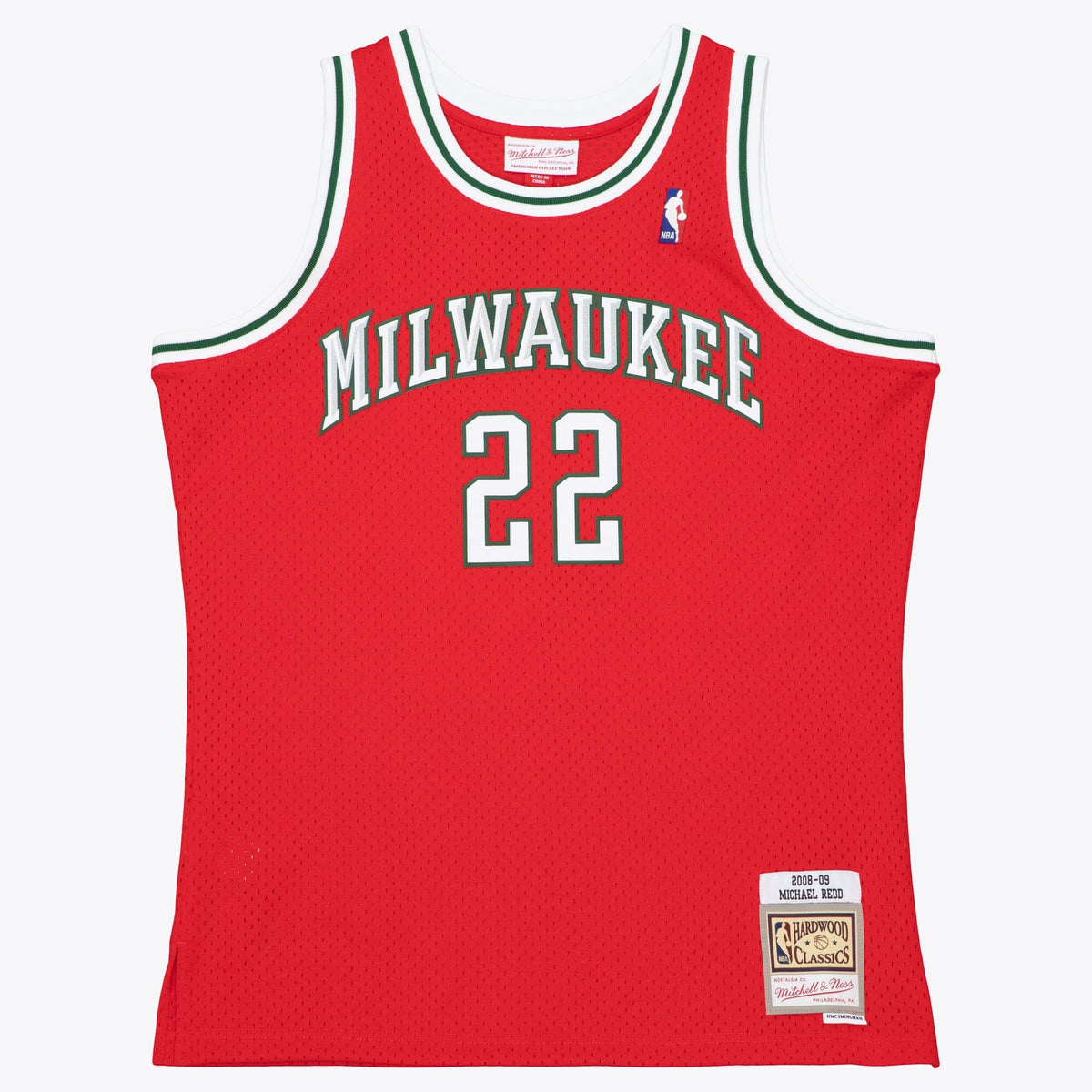 Milwaukee Bucks Swingman Jersey Michael Redd 2008-09 product image 1, provided for visual reference and product detail review