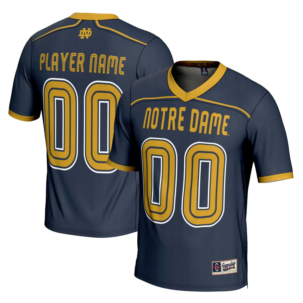 Notre Dame Fighting Irish Lacrosse NIL Lightweight Jersey - Navy product image 1, provided for visual reference and product