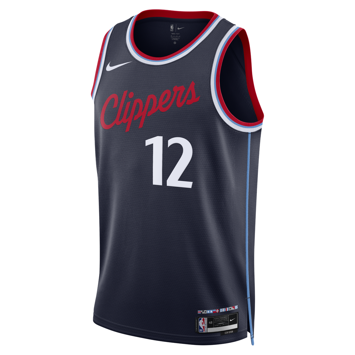 Los Angeles Clippers Replica Icon Edition Swingman Jersey - Navy - Nick Martinelli product image 3, provided for visual