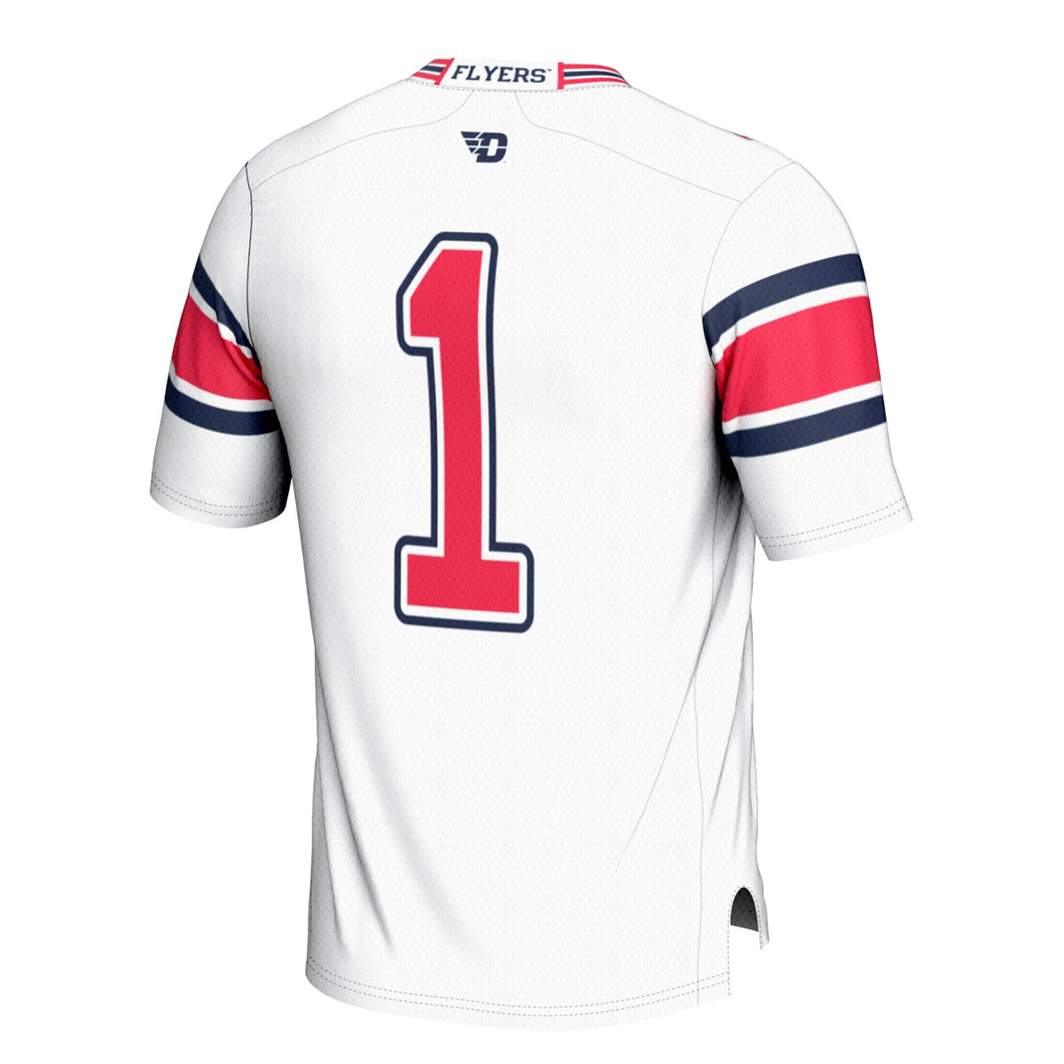 #1 Dayton Flyers Football Jersey - White product image 4, provided for visual reference and product detail review