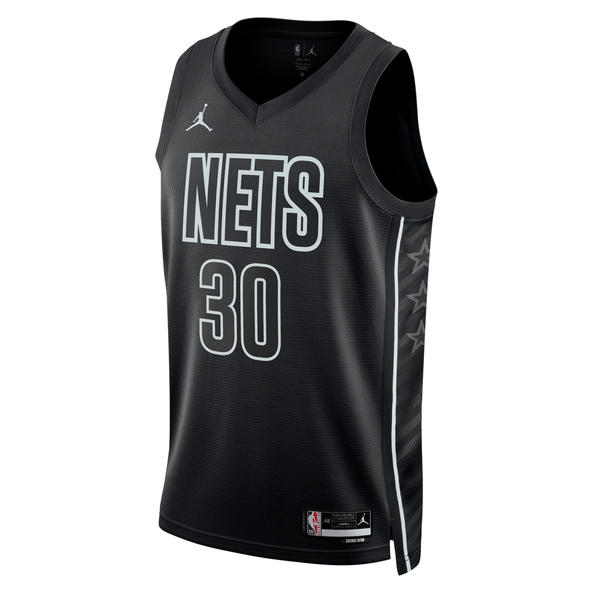 Brooklyn Nets Statement Edition Swingman Jersey - Black - Julius Randle product image 3, provided for visual reference and