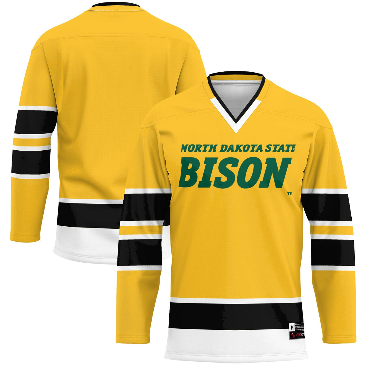 NDSU Bison Hockey Jersey - Green product image 1, provided for visual reference and product detail review